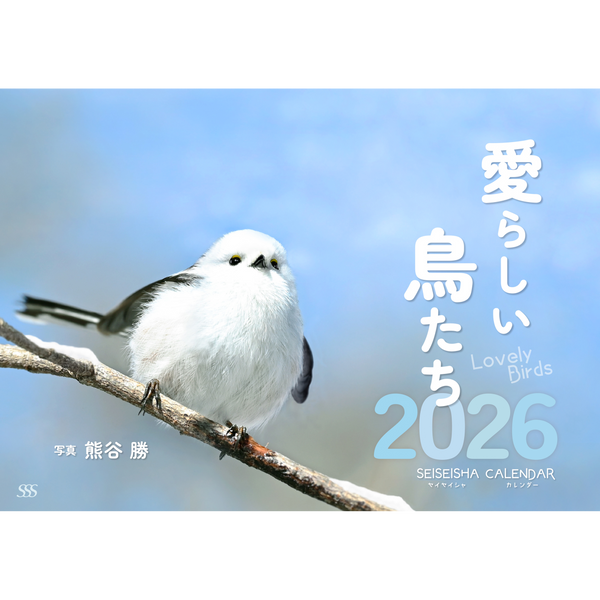 【9/26発売予約】【青靑社】愛らしい鳥たちカレンダー2026